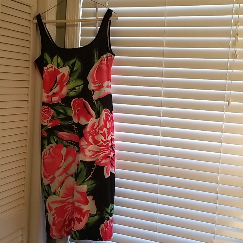 Large. Bodycon stretch dress.